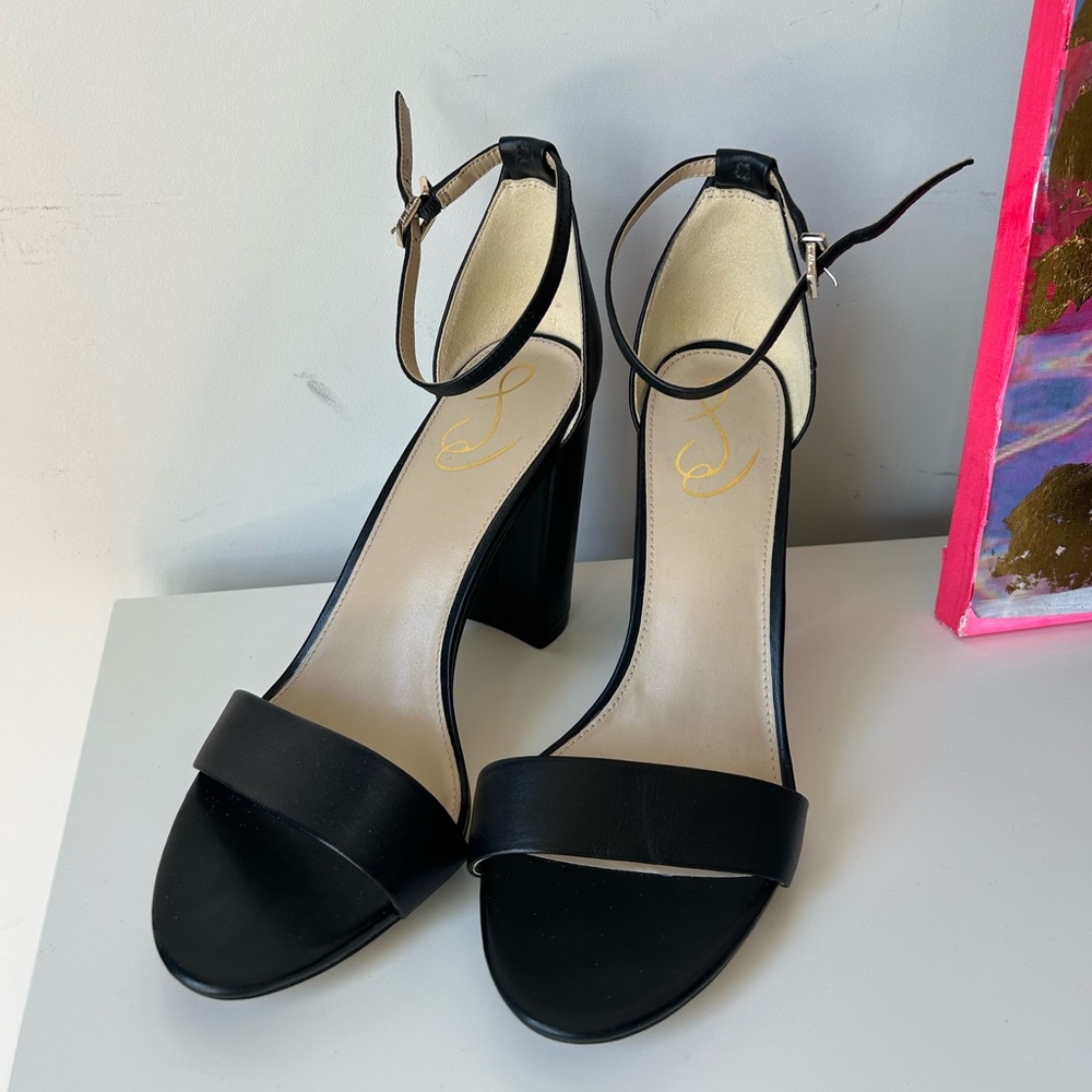 Sam Edelman Yaro Sandal Black Heels - Picture 4 of 7